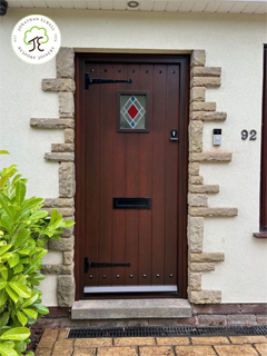 traditional door vertical boards