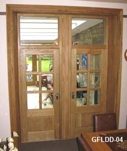 oak double doors