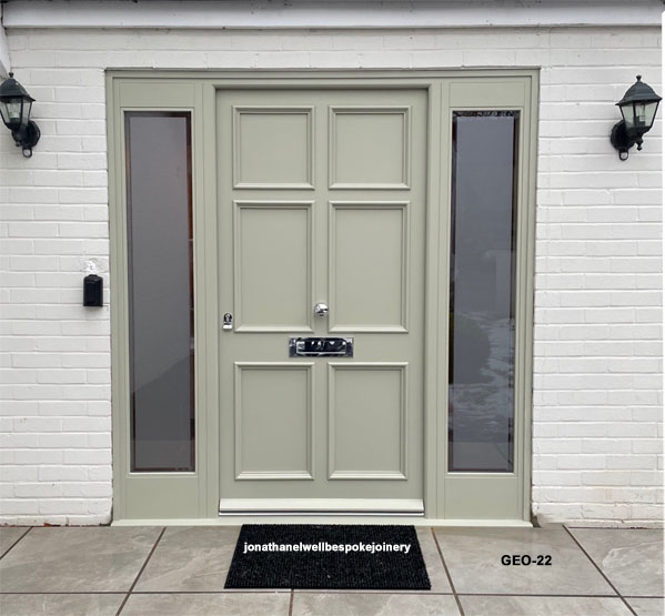 georgian style front door french gray