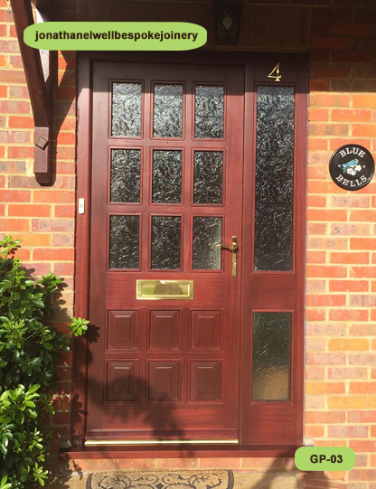 sapele front door mahogany