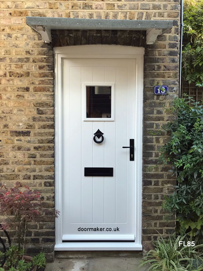 cottage door and frame with vision light
