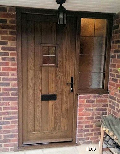 cottage style dark oak door
