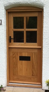 oak stable door four pane 