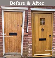 door before and after pictures
