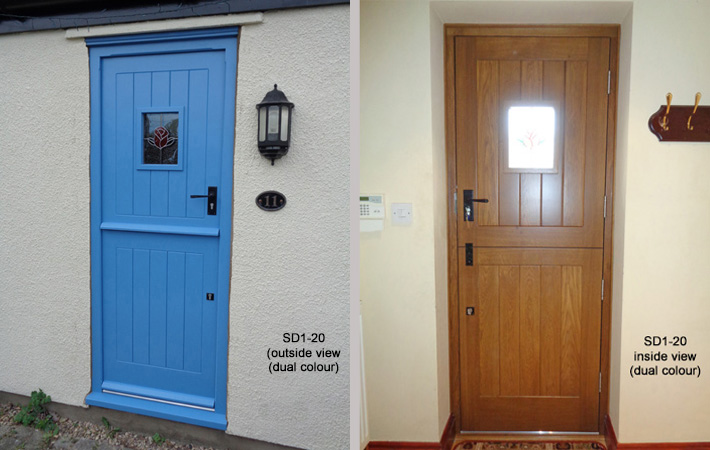 bespoke door dual colour