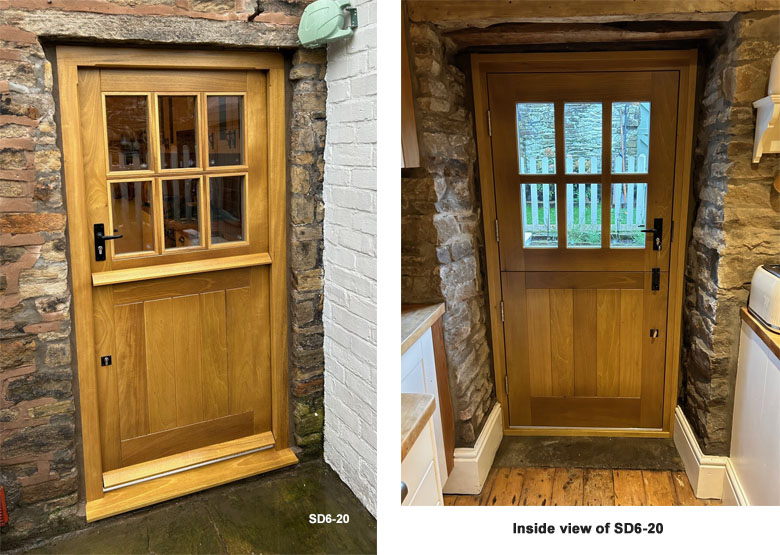 bespoke stable door  6 panes idigbo