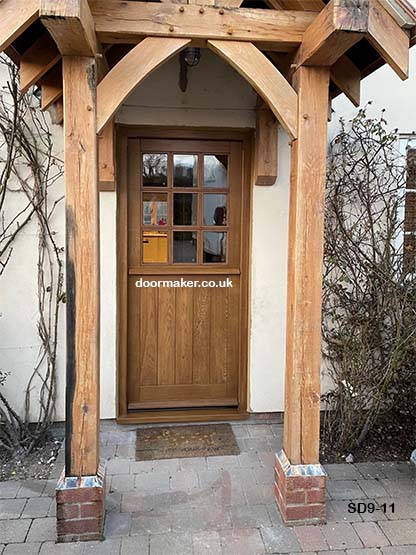 oak stable door 9 panes