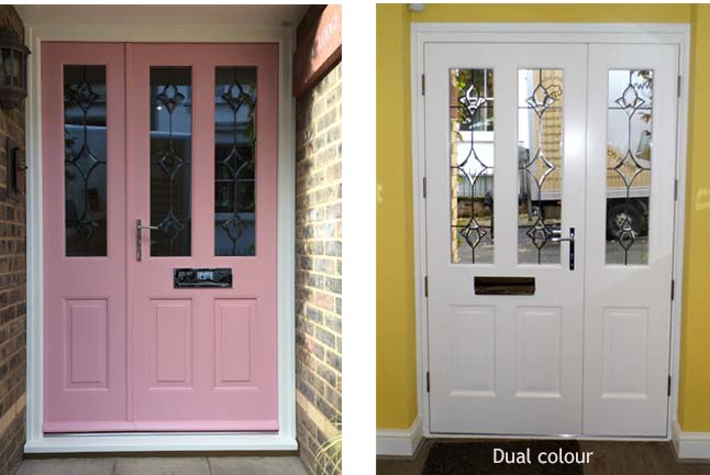 bespoke door dual colour