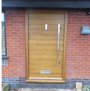 iroko door walnut stain