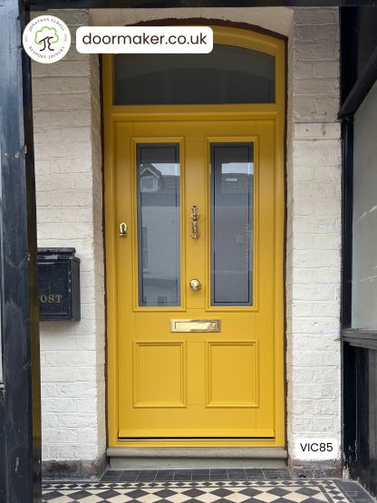 yellow front door victorian farrow and ball babouche